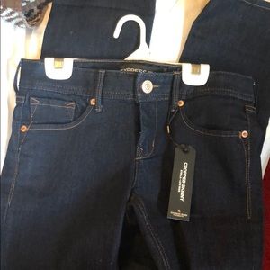Express dark denim jeans